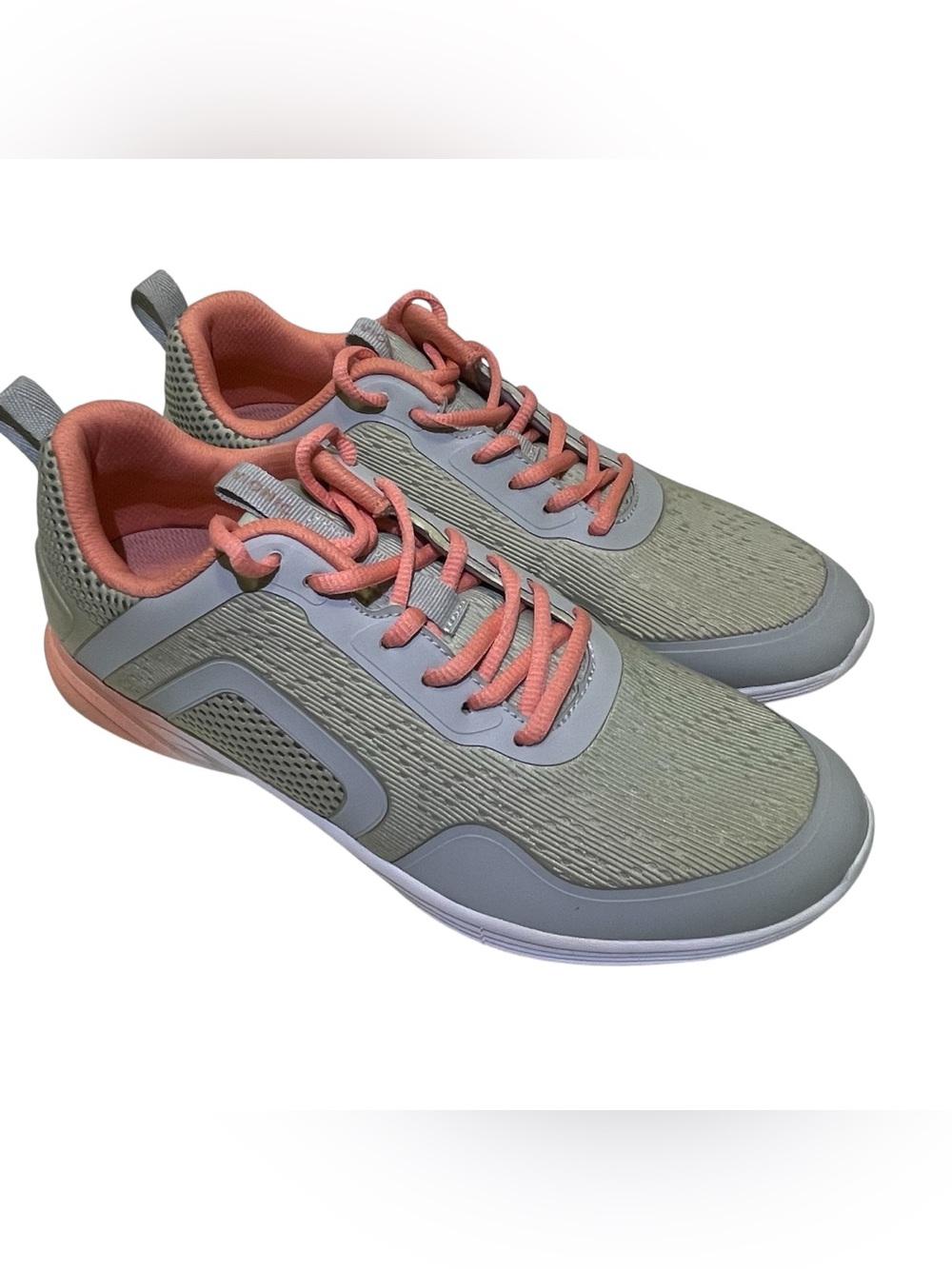 NWOT Vionic Jojo ombre  Women's Size 9.5 US Sneakers Textiles Grey Peac Lace Up - Picture 3 of 11